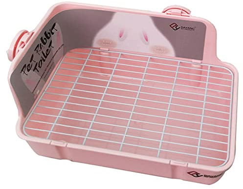 Cat Litter Corner Pan Bedding Box Toilet Trainer Hamster Creature Rodent Small Animal Tray