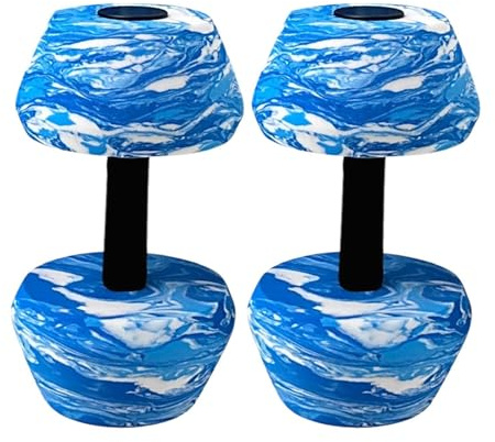 Juego De 2 Pesas De Agua Para Aeróbic Acuático, Juego De Mancuernas Flotantes De EVA, Pesas Para Piscina, Equipo De Aeróbic Acuático, Para Bajar De Peso, Moldear El Cuerpo, Entrenamiento Aeróbico