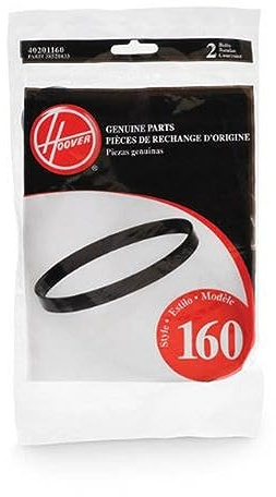 Hoover WindTunnel Agitator Vacuum Belt, Pack of 2, Style 160, Item # 38528033, Belt Replacement for Use in Select Hoover WindTunnel Vacuum Cleaner Models
