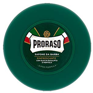 Proraso Sapone per rasatura, al mentolo – Confezione di 6 x 75 ml – Totale: 450 ml