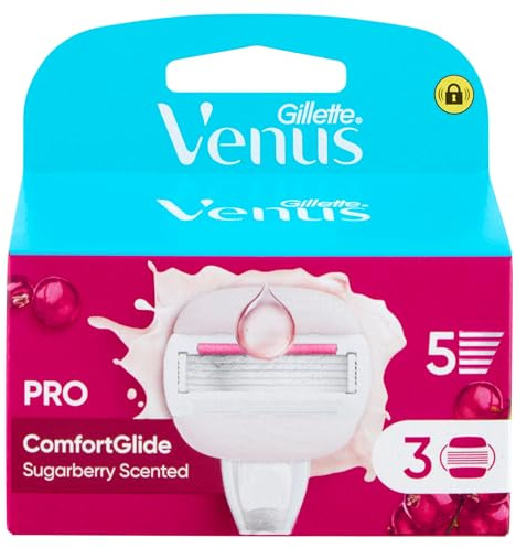 Gillette Venus Pro ComfortGlide Cuchillas de Afeitar Mujer, Pack de 3
