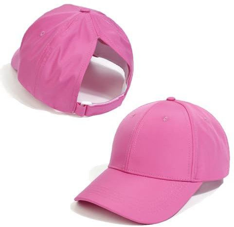 YAMEE Baseballkappe Pferdeschwanz für Kinder,Basecap für Mädchen Weich Atmungsaktives,Sonnenhut Kinder Sommer UV-Schutz,Baseball Cap Kinder Sport Freizeit,Mütze Kinder Schlichtes Stilvoll