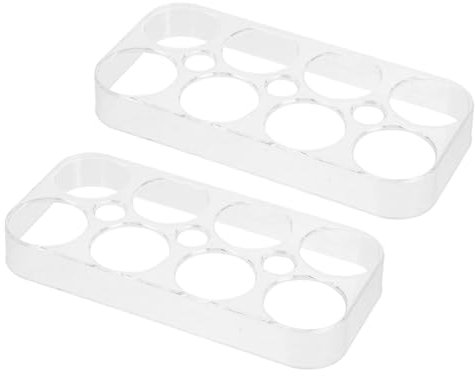 KOMBIUDA 2stücke Teiliges Eieraufbewahrungsbox Für Kühlschrank Robuster Mit Fächern Stoßfestes Platzsparendes Design Zum Sicheren Lagern Und Transportieren Von Eiern