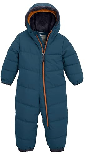 first instinct by killtec barn quiltad overall med huva/snödräkt är vattenavvisande FIOW 20 MNS QLTD ONPC, denim mörklila, 98/104, 42261-000, denim dark petrol, 98-104