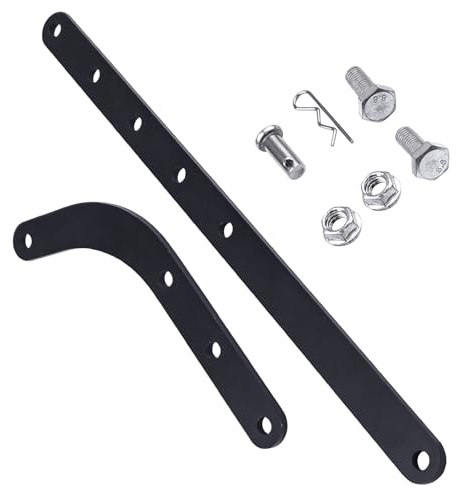 Garage Door Curved Opener Bracket Arm, Garage Door Opener Connector, Compatible with Most Garage Doors, Black (Black)