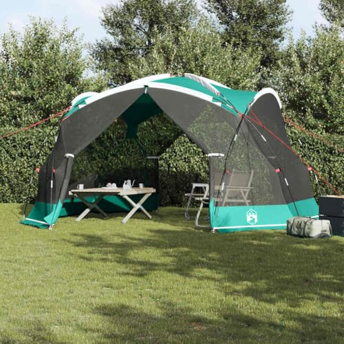 Owoxanthellate Pop-Up, zanzariera verde mare, 434 x 434 x 230 cm, in robusto poliestere e fibra di vetro, resistente ai raggi UV, tenda da lancio con tetto, facile da montare, per giardino, terrazza