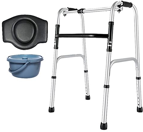 Andador con estructura for caminar for personas mayores, estructura de movilidad plegable y ligera, ayuda for caminar for personas mayores, andador con ruedas(H)