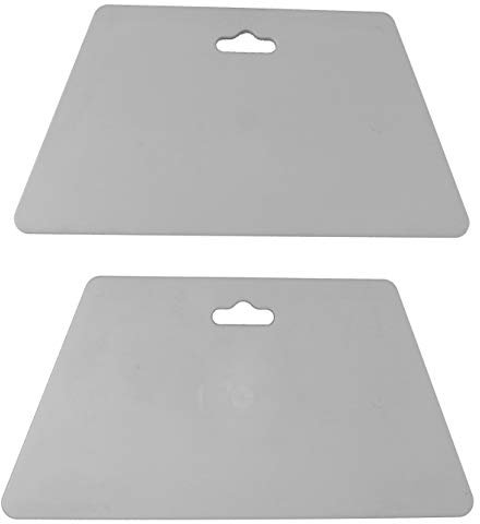 Zwei Tapezierspachtel von Schwan Tapeten Andrückspachtel aus Kunststoff Tapetenspachtel Trapezförmig Tapetenglätter Breite: 230 mm