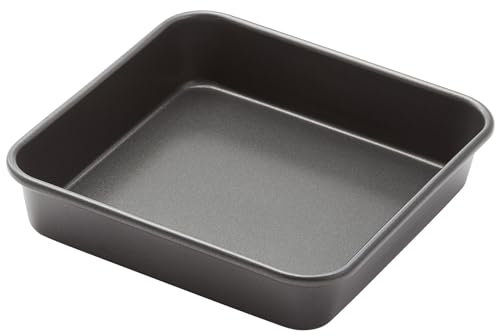 Stellar Eclipse 9/23cm Square Cake Tin, Carbon Steel, Non Stick, Dishwasher Safe - Classic Sponge, Brownies, Blondies, Cheesecake, Tiramisu