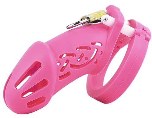 Equipo de protección Suave de Silicona para Fitness - Jaula de protección para Sentadillas - para Hombres A25 (Rosa, L)