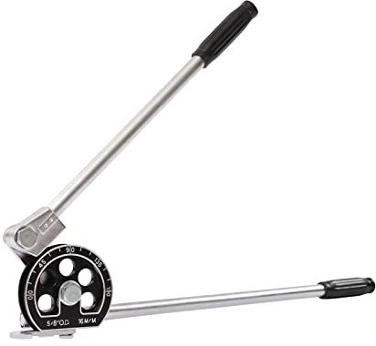 TZTTGS Rohrbieger, 5/8 Zoll manueller Rohrbieger 180° Hochleistungs-Rohrbieger Rohrbiegerrolle für Edelstahl-, Eisen-, Aluminium- und Kupferrohre Rohrbieger Biegewerkzeug