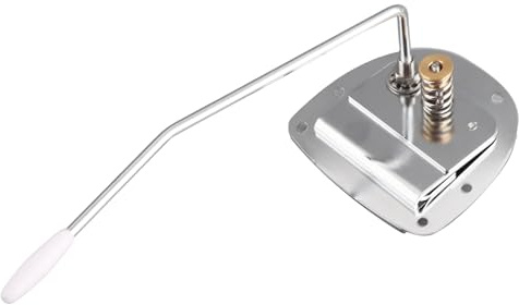 Alomejor Chevalet de Guitare, Cordier Trémolo Vintage en Alliage de Zinc avec Bouton de Verrouillage et Bras Amovible pour Mise à Niveau du Système Vibrato de Guitare électrique (SILVER)