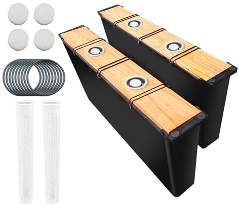 2 Pack 6.5L Bee Pro Feeder,Beeswax-Treated Wood,Feeder Beehive Frame,Bee Feeders for Hives,Beehive Frame for Feeding Deep Frame,Beekeeping Supplies,All eginners and Professional Beekeepers