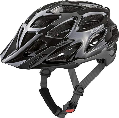 ALPINA Unisex, Fahrradhelm, Black-Anthracite, 57-62 cm
