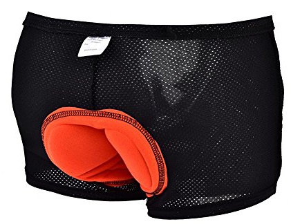 Tbest Padded Cycling Underwear, 3D Gel Rembourré Cyclisme Shorts, Unisexe Vélo Équitation sous-vêtements Shorts Pantalon Respirant Séchage Rapide Shorts de Cyclisme pour Hommes Femmes (XL)