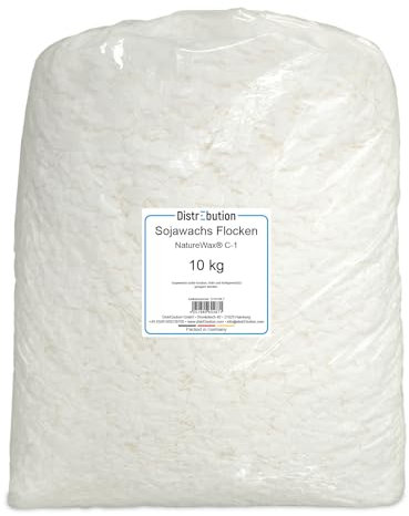 Sojawachs Flocken 10kg Kerzenwachs NatureWax® C-1 Wachs zum Kerzen gießen