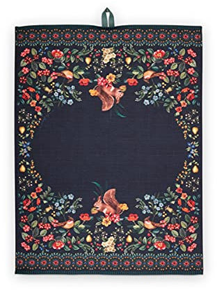 Pip Studio Winter Wonderland Overall Dark Blue Geschirrtuch 50x70cm