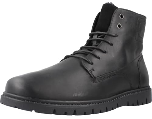 Geox Stivaletto U Ghiacciaio D Uomo, Nero, 43 EU