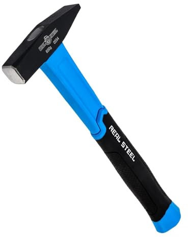 REAL STEEL 0554 Schmiedehammer für kleine Konstruktion, ummantelt, Graphitwerkzeuge, Blechhammer, 595 g