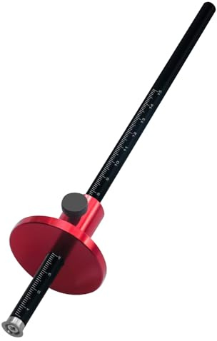 Woodworking Scriber, Aluminum Alloy Wheel Marking Gauge for Woodworking Projects (European Design)