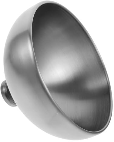 OUNONA Tapa Redonda para Plato de Carne de Acero Inoxidable, 1