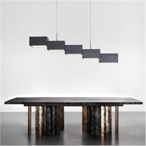 Lámpara colgante LED moderna de arte compatible con comedor, sala de estar, lámpara colgante LED de suspensión interior,Luminaria