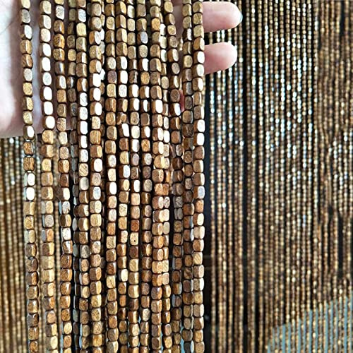 Cortinas de Cuentas de Bambú para Puerta,Pantalla de Cortina de Puerta de Madera con Cuentas,Divisorias de Habitación,Decorativos Para el Hogar,Exterior/Interior,Personalizado (80 strands-80x220cm)