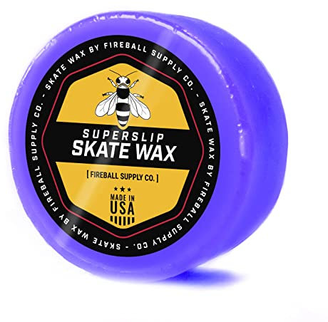Fireball SuperSlip Pro Skateboard-Wachs für Schienen – in den USA hergestelltes Skate-Panzerwachs für Roller, aggressive Inline- und Skateboards – Custom Formula Professional Skate Wax (Lila)