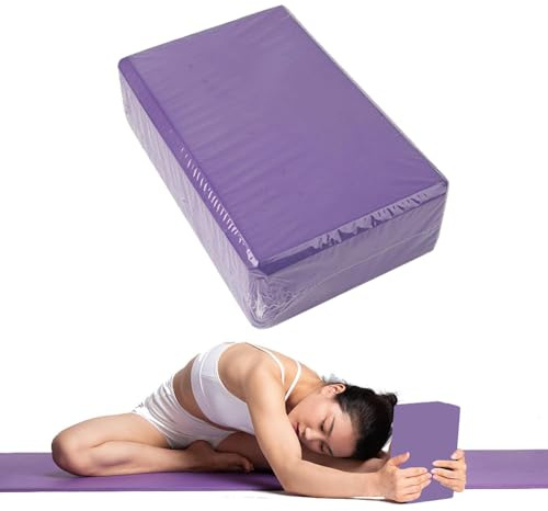 Blocchis Yoga, 23cmx 5 Cmx7,5cm Blocchis Da Yoga Ad Alta Densità, Mattoncini Yogas In Schiuma Eva, Per Fitness, Pilates, Training, Esercizi, Stretching E Meditazione