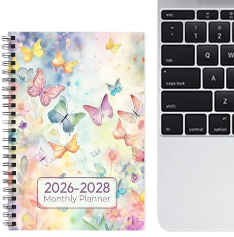 Pianificatore mensile - Planner annuale 2026 2027 2028 | Planner di 3 anni - per studenti, bambini, giovani, adolescenti, compagni adulti, amici di famiglia, amici