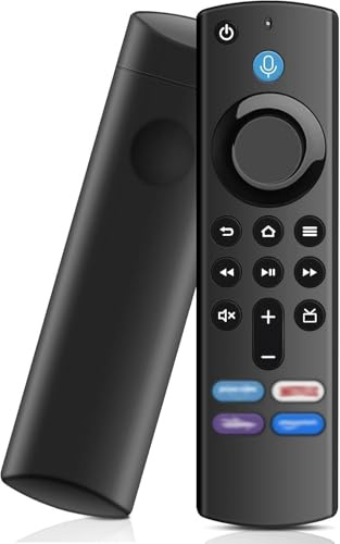 Telecomando vocale di ricambio 3 generazione, Smart TV telecomando di ricambio con funzione vocale, adatto per A-MZ FI-re S-ti-CK Smart TV 2 gen & 3 gen & 4K & Lite