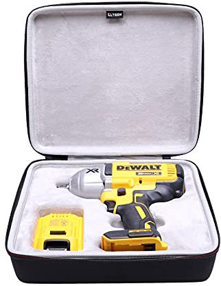 L LTGEM EVA-Hartschalenkoffer für Dewalt 20 V MAX XR bürstenloser Schlagschrauber mit hohem Drehmoment, 1,27 cm (1/2 Zoll) (DCF899B) – Reise – schützende Tragetasche