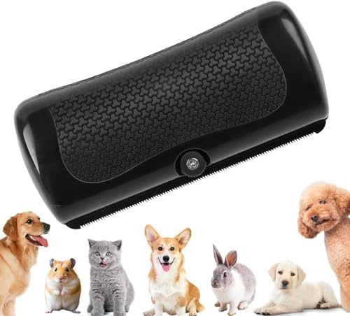 Pfotenmond Bürste,Fellwunder Bürste Hund Unterwolle Hundebürste Katze Für Unterwolle & Deshedding Tool | Pflegebürste zur Haarentfernung mit Massagefunktion für Tierfell