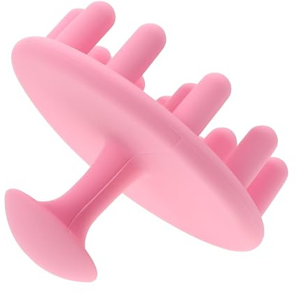 MOTHNUR Spazzola Massaggiante per Cuoio Capelluto in Silicone Pettine per Massaggio Testa Morbido e Spazzola da Bagno per Shampoo Adatta Pelli Sensibili Uso Doccia e Colore Casuale