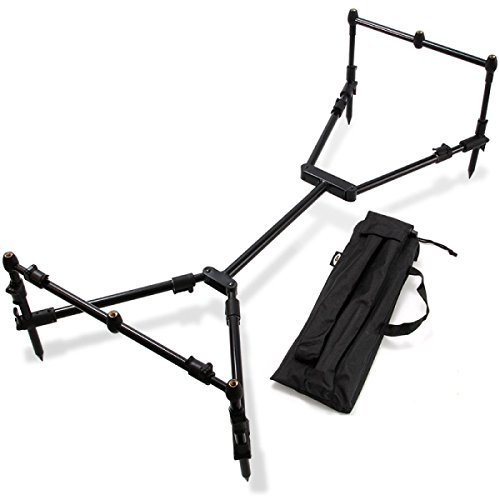 G8DS® Rod Pod Normadic mit Aufbewahrungstasche inkl 3 Banksticks, Angeln