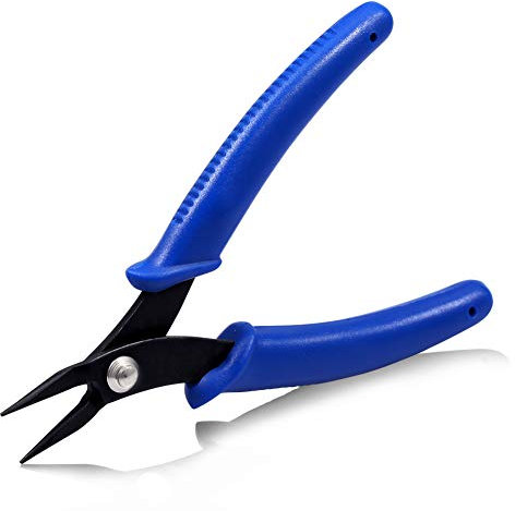 SPEEDWOX Rundzange mit glatten Backen, 14 cm, Schmuckzange für die Schmuckherstellung, Biegen und Schleifen von Drähten, Handwerkzeuge