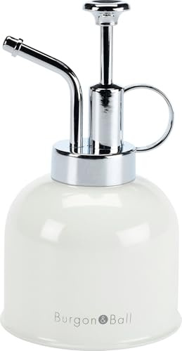 Burgon & Ball Pflanzen-Zerstäuber aus Edelstahl, 300 ml Fassungsvermögen, neutraler Stein