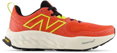 New Balance Fresh Foam X Hierro V8 Scarpe da Trail Running da Uomo, Neo Flame/Tea Tree/Angora, 41.5 EU