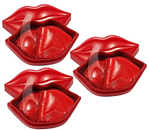 FRCOLOR 60st Lippenmaske Lippenpolster Schlafen Lippenpads Lippen-gel-pflaster Pralle Lippen Kristall-lippenpad Über Nacht Lippe Anti-aging-lippe Fräulein Vlies Lippenbalsam Befeuchten