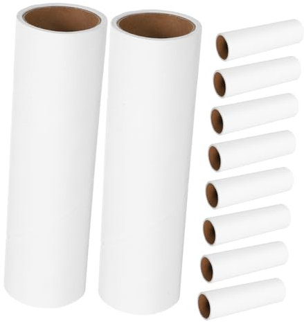 Ipetboom 10rollos Rodillo De Pelusa Para Mascotas Recambios Adhesivos Para Limpieza De Sofá Ropa y Cama Compatible Accesorios De Aspiradora De Pelaje De Perro y Gato