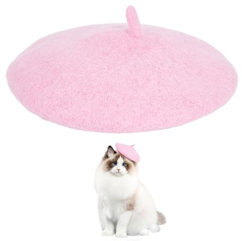 GORGECRAFT Béret pour Chat Bonnet pour Chien Bandeau Réglable Laine