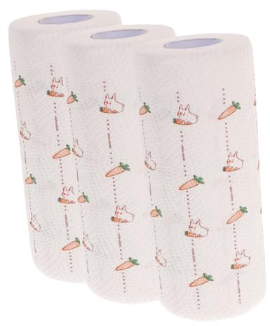WRITWAA 3 Carta che assorbente olio usa e getta cibo avvolgimento coperture asciugamano di carta da cucina Salviette da cucina tovaglioli di carta da cucina Polpa di ceppo