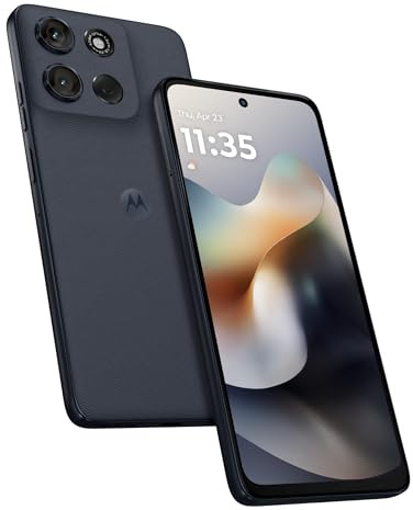 Motorola Moto G56 5G, 12+12GB RAM Boost, 256GB ROM, MTK Size 7060, 6.7 Inch FHD+Display 120Hz, Android 15, Pantone Black Oyster