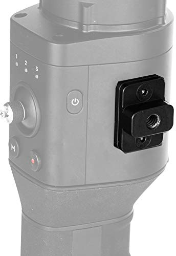 Cryfokt Durable Aluminum Alloy Mounting Plate for Ronin S, Stable Magic Arm and Monitor Holder, Lightweight Stabilizer Support Plate for Hobbyists