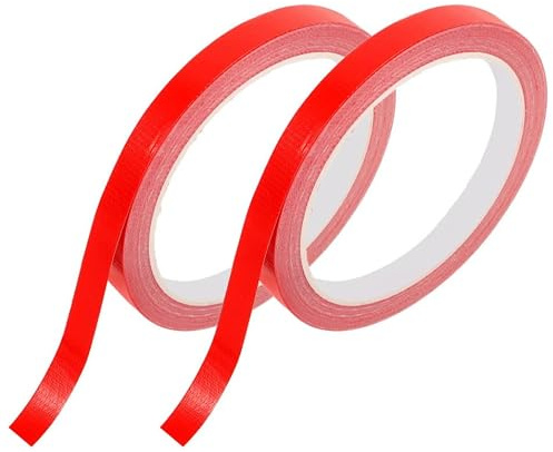 OSOLADY 1 Roll Red Cloth Table Tennis Edge Tape Adhesive Replacement Tape for Anti-collision Protection Suitable for Table Tennis Racket