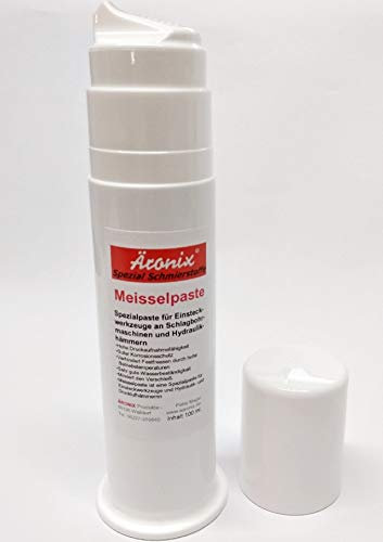 Äronix 6530 - Pasta de cincel de cobre (120 €/1 litro, 100 ml, para taladros, grasa para cinceles, martillo perforador, SDS Plus, SDS Max, eje estriado, hexágono...