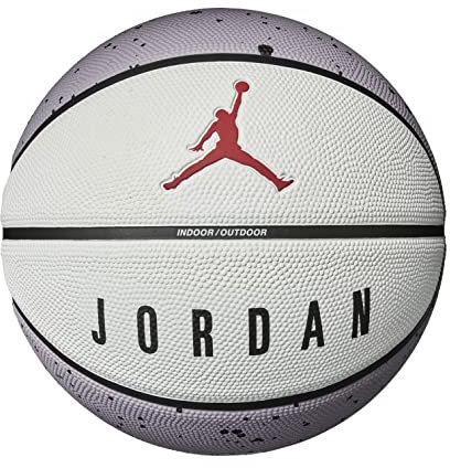 Jordan Ballon de Basket Playground 8P 2.0 Taille 7 (CEMENT GREY/WHITE/BLACK/FIRE RED)