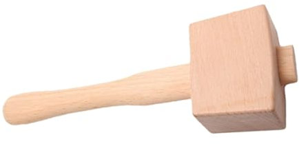 jojofuny Holzhammer Für Handgefertigter Holzhammer Für Holz Und Lederarbeiten Kompakt Und Tragbar Ergonomischer Griff Holzmaterial