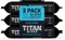 TITAN WIPES Papel Higiénico Húmedo Biodegradable EXTRA Grande y Resistente – 3pack 144 Toallitas Humedas XL 18×18 cm, 99% Agua, Aloe & Vitamina E, 0% Alcohol, Resistentes y Desechables por el WC