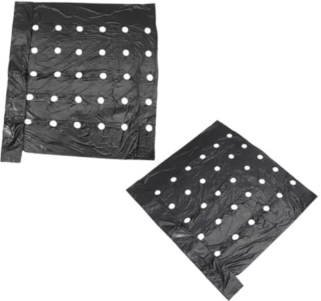 CANIGHT Pellicola per Pacciamatura in PE Perforata Pellicola Nera per Isolamento Termico Copertura Vegetale per Terreni Agricoli
